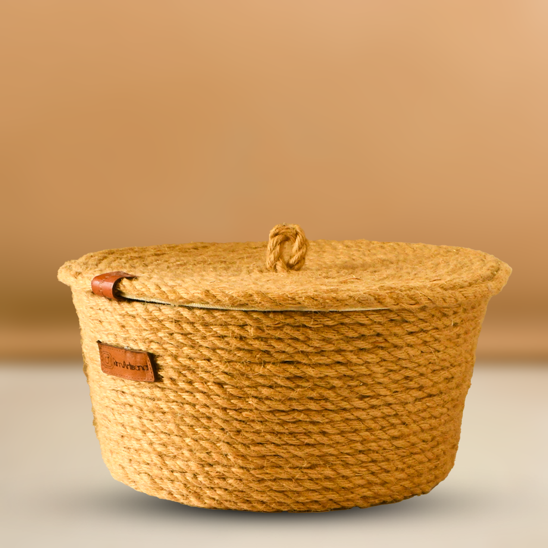 24-Boite de rangement rond avec couvercle